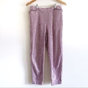 Vintage High Rise Patriotic Seersucker Trouser